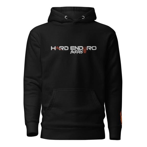 Hard Enduro Burros Premium Embroidered Hoodie