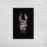 Premium Burros Collage Head Poster