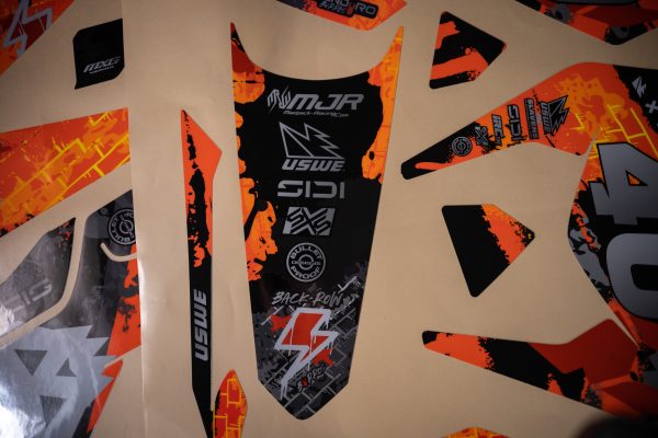 Backrow Burros Edition 26’ KTM XC-W, XC 300, EXC-F/XCF-W Premium Grunge Graphics Kit
