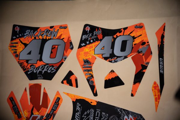 Backrow Burros Edition 26’ KTM XC-W, XC 300, EXC-F/XCF-W Premium Grunge Graphics Kit