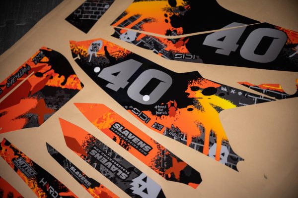 Backrow Burros Edition 26’ KTM XC-W, XC 300, EXC-F/XCF-W Premium Grunge Graphics Kit