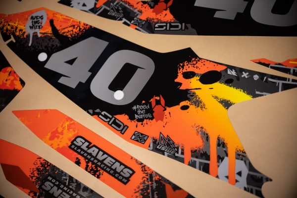Backrow Burros Edition 26’ KTM XC-W, XC 300, EXC-F/XCF-W Premium Grunge Graphics Kit