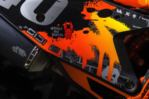 Backrow Burros Edition 26’ KTM XC-W, XC 300, EXC-F/XCF-W Premium Grunge Graphics Kit