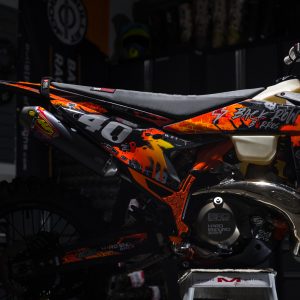 Backrow Burros Edition 26’ KTM XC-W, XC 300, EXC-F/XCF-W Premium Grunge Graphics Kit