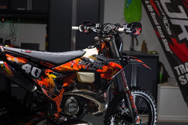 Backrow Burros Edition 26’ KTM XC-W, XC 300, EXC-F/XCF-W Premium Grunge Graphics Kit