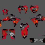 Hard Enduro Burros Edition Gas Gas 300 Premium Grunge Graphics Kit